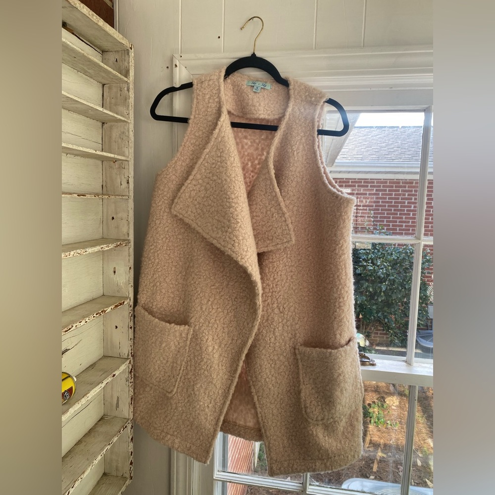 She & Sky Sherpa vest